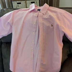 Boys Pink Polo